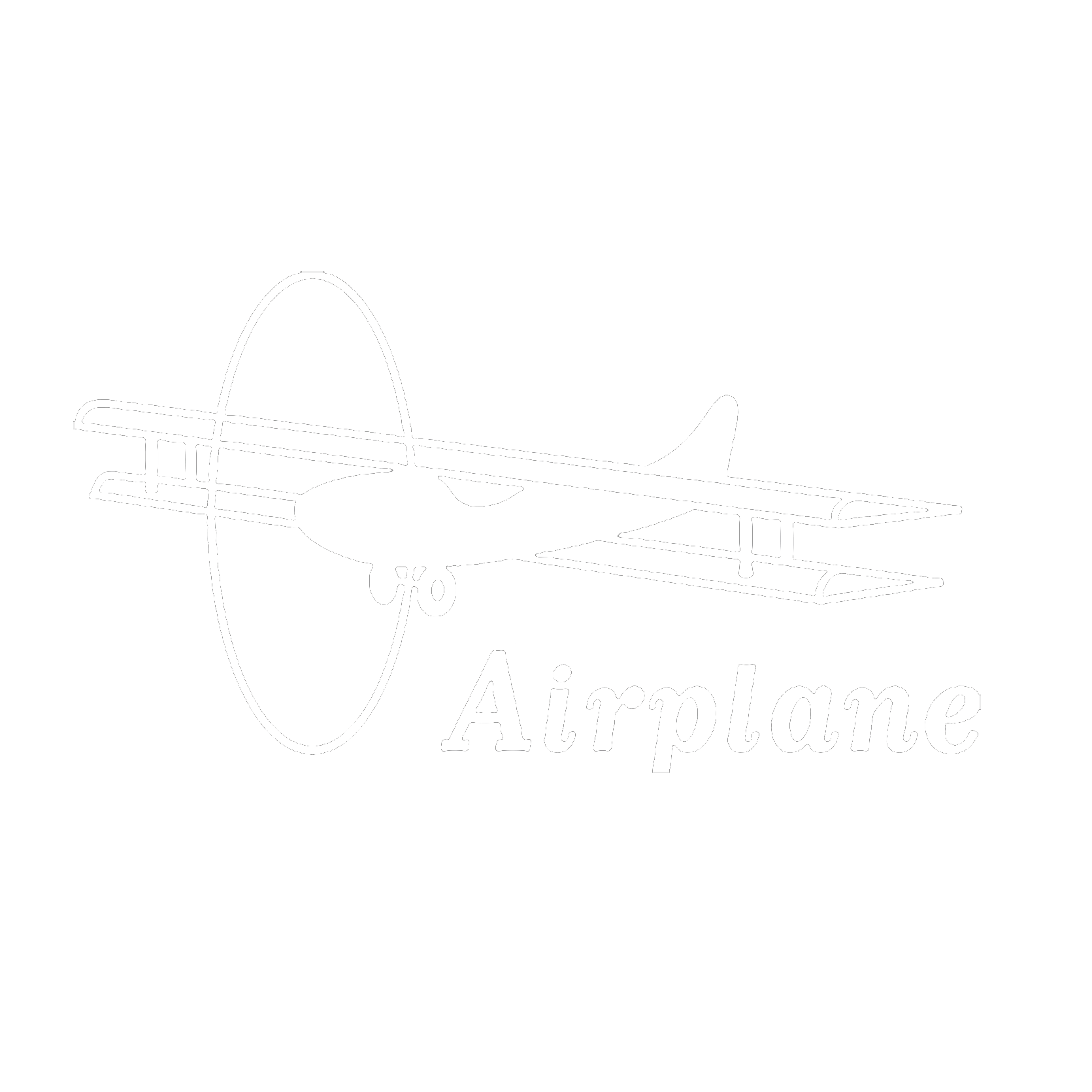 airplane label